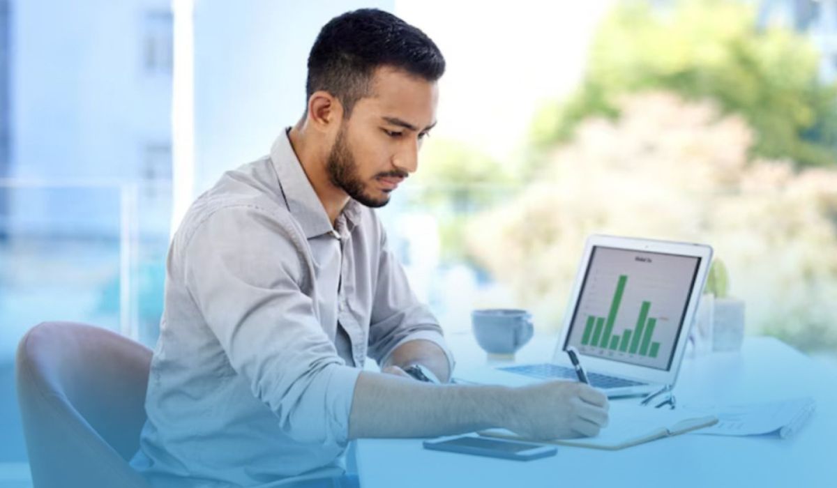 Sole trader reviewing tax records and superannuation planning